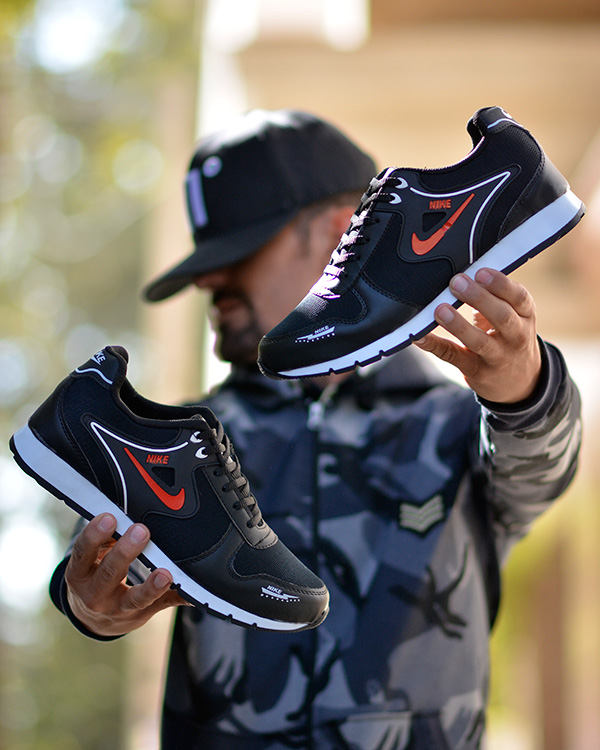 کفش مردانه NIKE طرح FEMA مشکی-قرمزمدل 5220