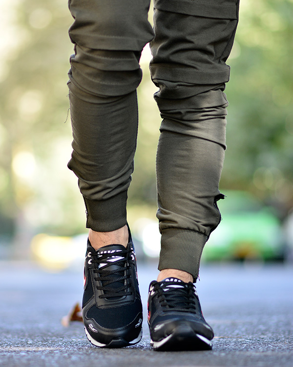 کفش مردانه NIKE طرح FEMA مشکی-قرمزمدل 5220