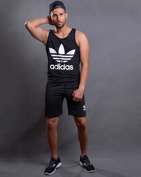 ست رکابی و شلوارک مردانه ADIDAS طرح AVITO مدل 5201
