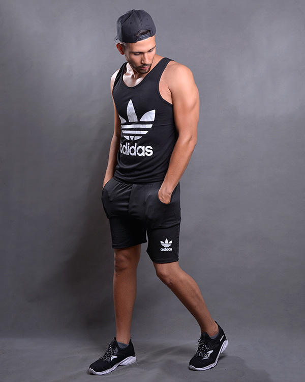 ست رکابی و شلوارک مردانه ADIDAS طرح AVITO مدل 5201