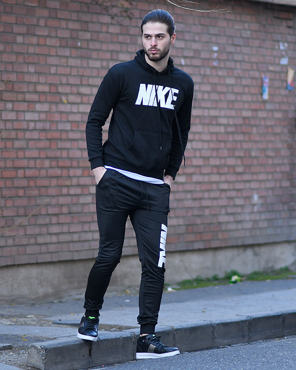 ست سوئیشرت و شلوار مردانه NIKE طرحFABO مدل2540