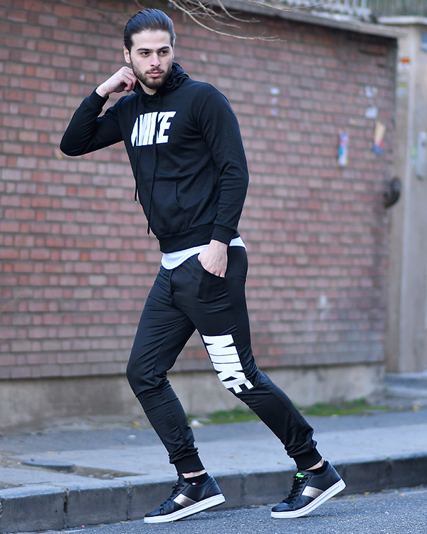 ست سوئیشرت و شلوار مردانه NIKE طرحFABO مدل2540