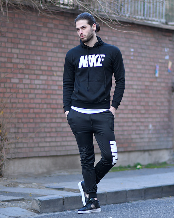 ست سوئیشرت و شلوار مردانه NIKE طرحFABO مدل2540