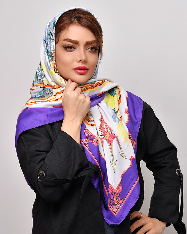 روسری ساتن LAMIZمدل 3318