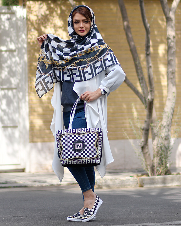 ست کیف و کفش و روسری FENDI مدل 1091