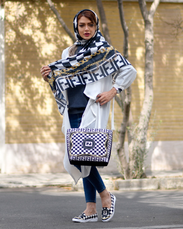 ست کیف و کفش و روسری FENDI مدل 1091
