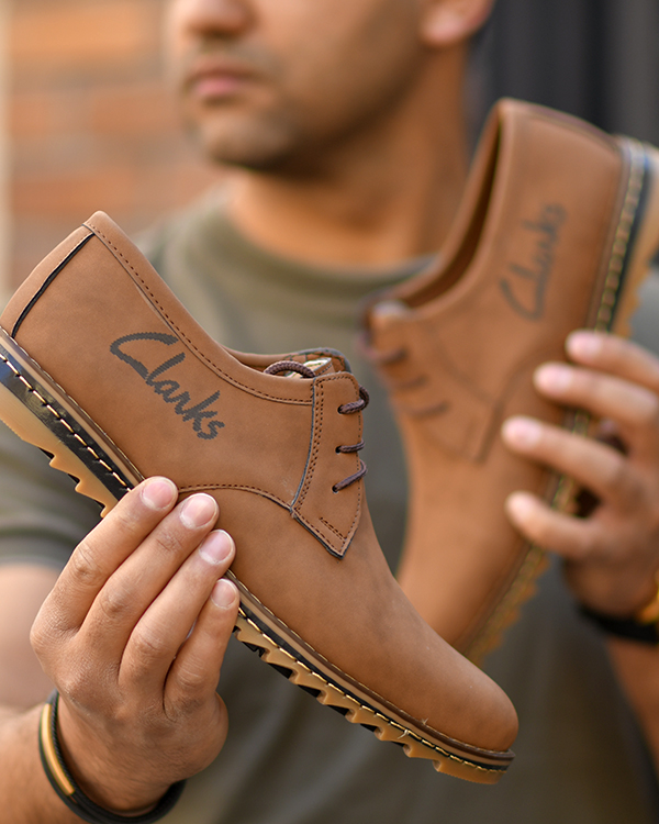 کفش تخت مردانه CLARK طرح STOM مدل 3915