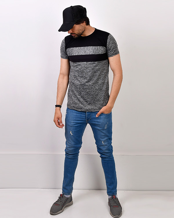 تی شرت مردانه دو رنگ adidas مدل 0002