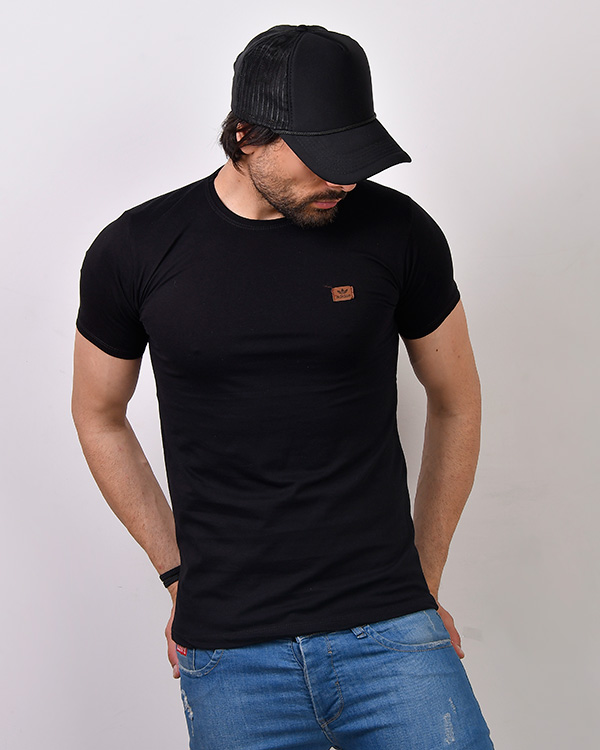 تی شرت ساده یقه گرد adidas مدل 0004