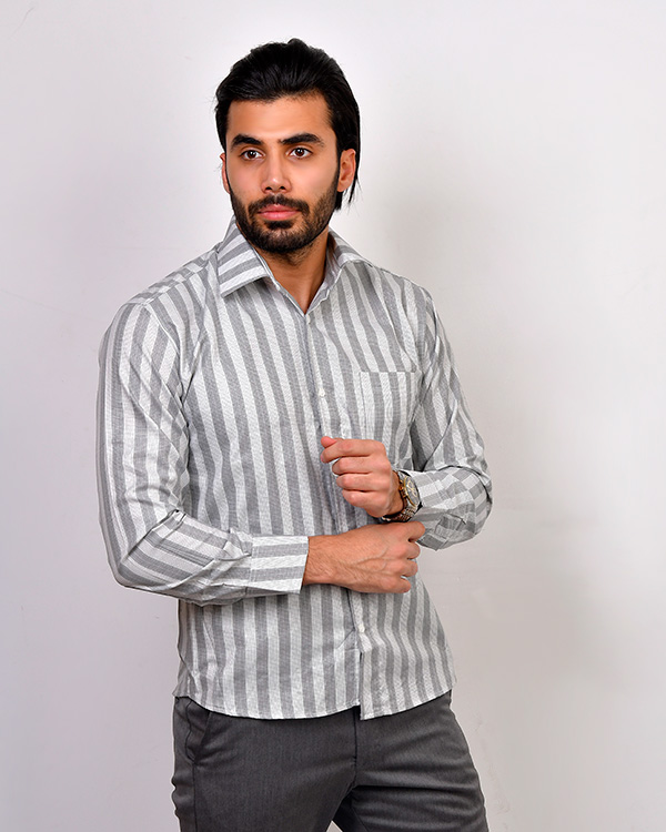 پیراهن مردانه راه راه مدل 0022