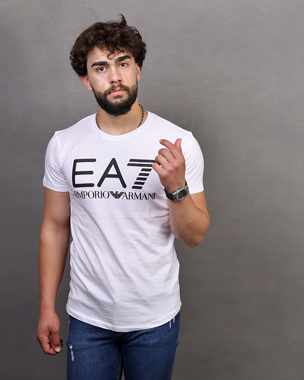 تی شرت مردانه یقه گرد EA7 مدل 0094