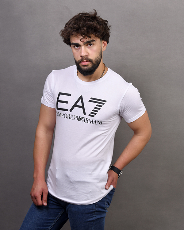 تی شرت مردانه یقه گرد EA7 مدل 0094
