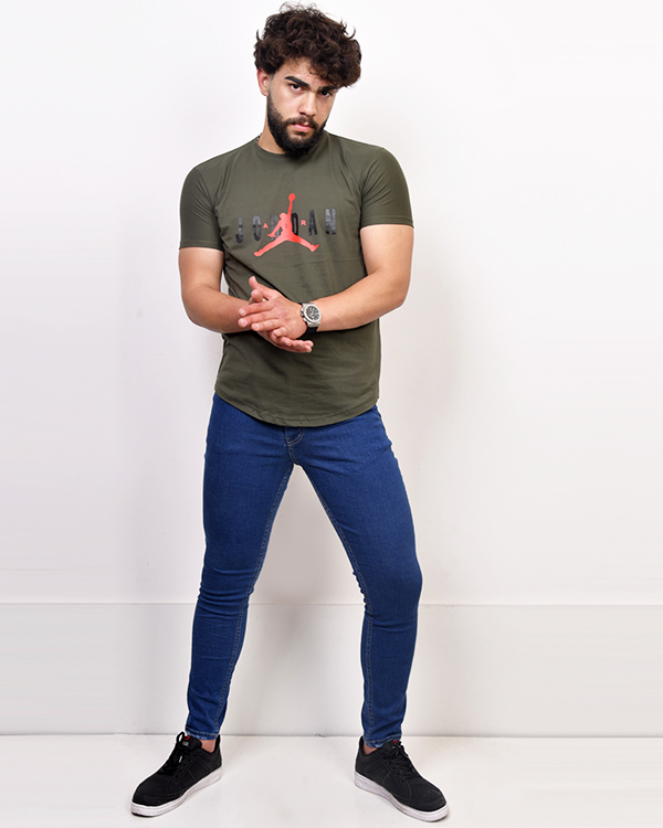 تی شرت مردانه یقه گرد JORDAN مدل 0093
