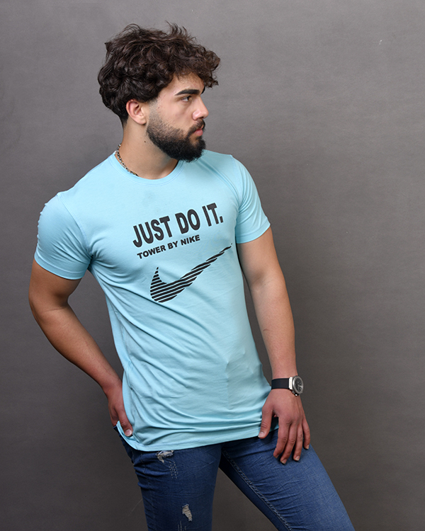 تی شرت مردانه یقه گرد JUST DO IT مدل 0091