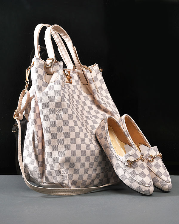 ست کیف و کفش دخترانه LV طرح LILA مدل6051