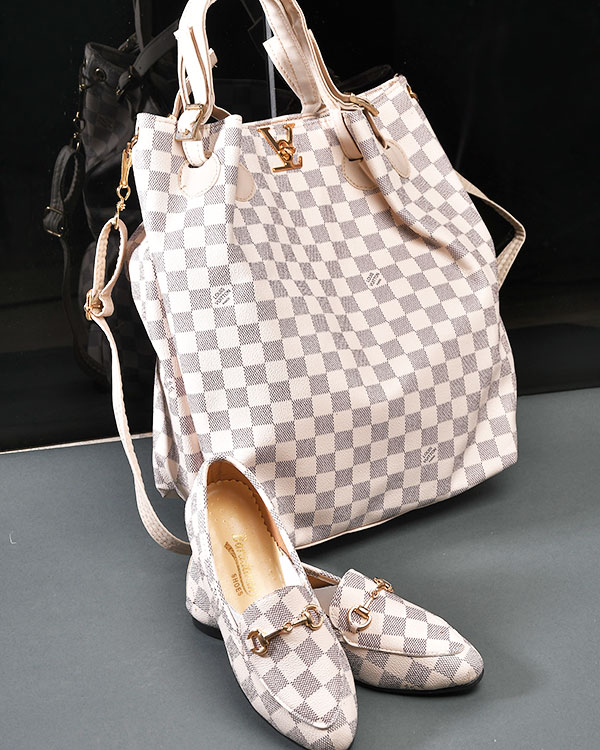 ست کیف و کفش دخترانه LV طرح LILA مدل6051