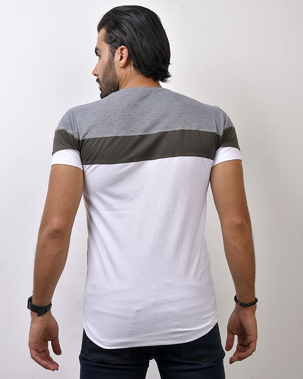 تی شرت یقه گرد مدل 0196