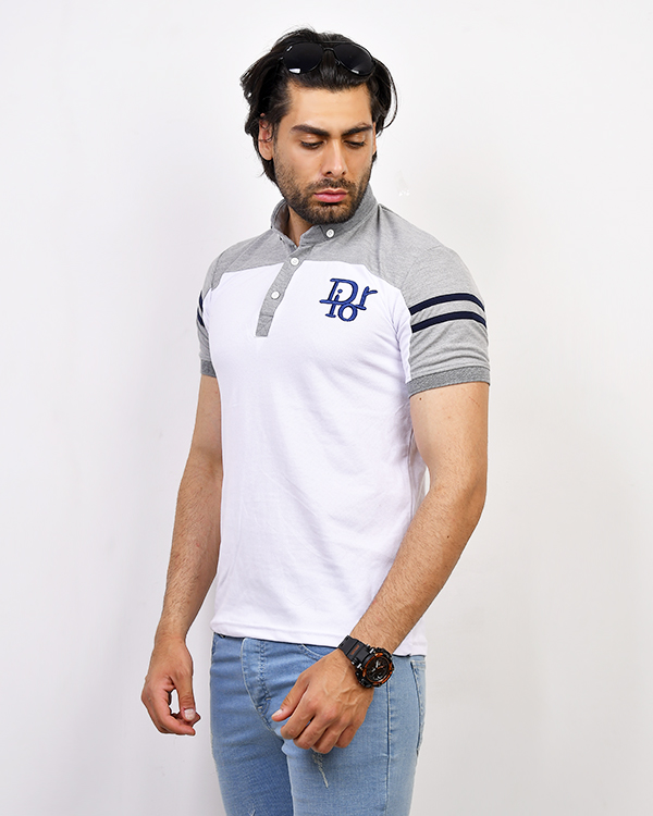 تی شرت یقه دار مردانه dior مدل 0269