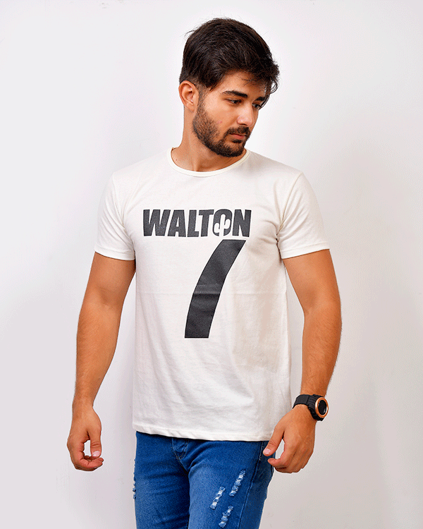 تی شرت مردانه یقه گرد walton مدل 0348