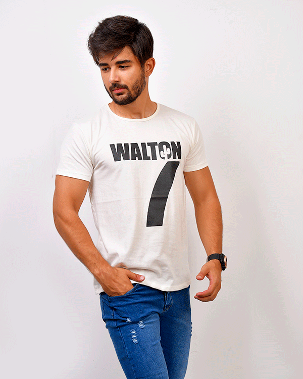 تی شرت مردانه یقه گرد walton مدل 0348