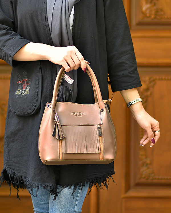 کیف دوشی دخترانه PRADA مدل 0455