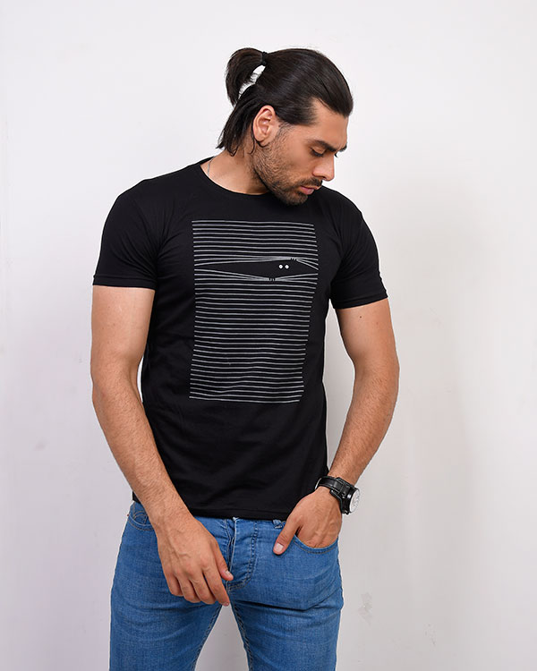 تی شرت مردانه طرح دار مدل 0475