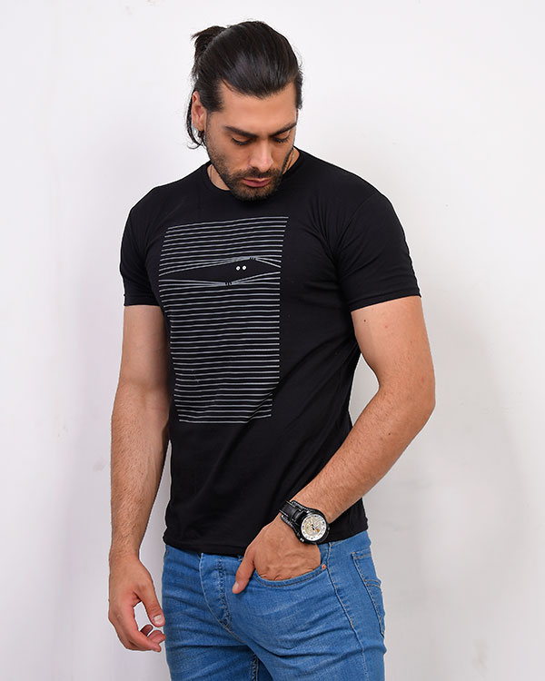 تی شرت مردانه طرح دار مدل 0475