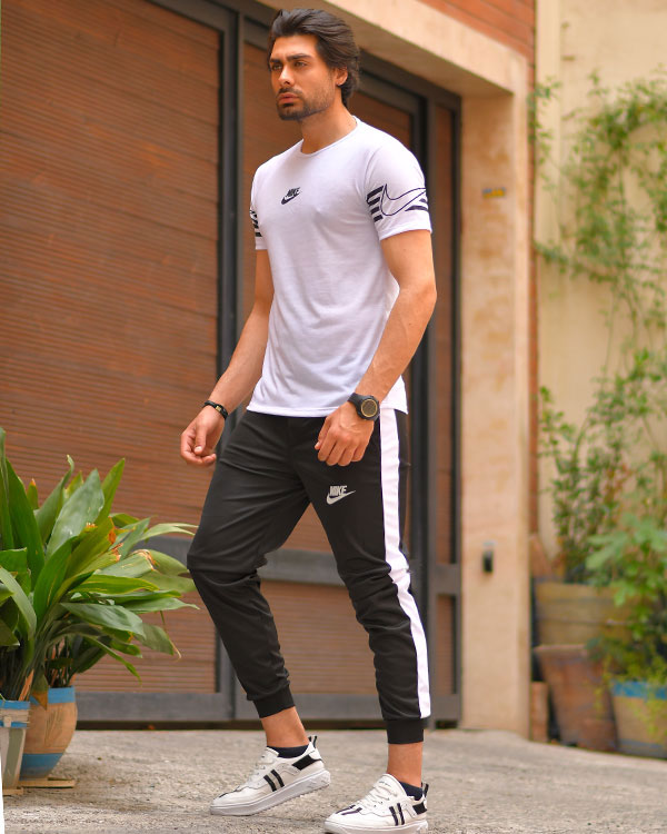 ست تیشرت و شلوار مردانه NIKE طرح AVIR مدل 8731