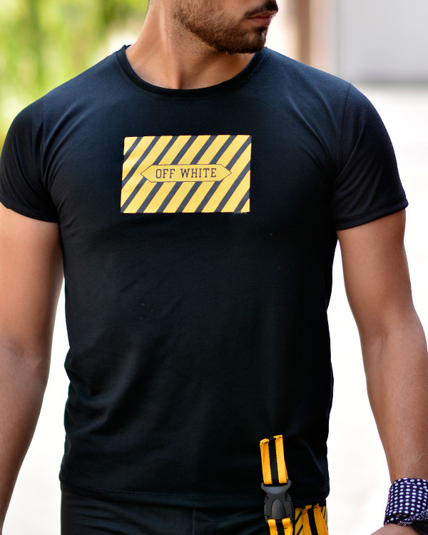 ست تیشرت و شلوار مردانه OFF WHITE مدل 5027