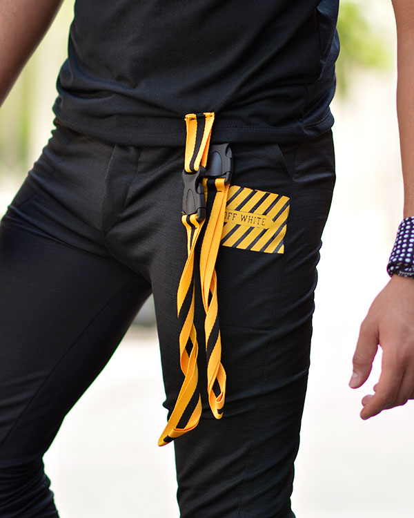 ست تیشرت و شلوار مردانه OFF WHITE مدل 5027