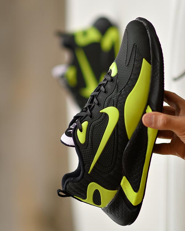 کفش مردانه NIKE طرحDIMAS مشکی فسفری مدل 8888