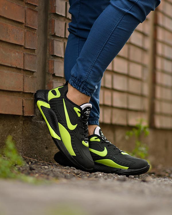 کفش مردانه NIKE طرحDIMAS مشکی فسفری مدل 8888