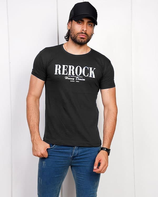 تی شرت مردانه REROCKمدل مدل 3002 