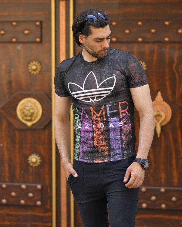 تی شرت مردانه طرح GAMER مدل 5100