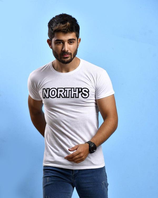 تی شرت یقه گردnorths مردانه مدل 0894