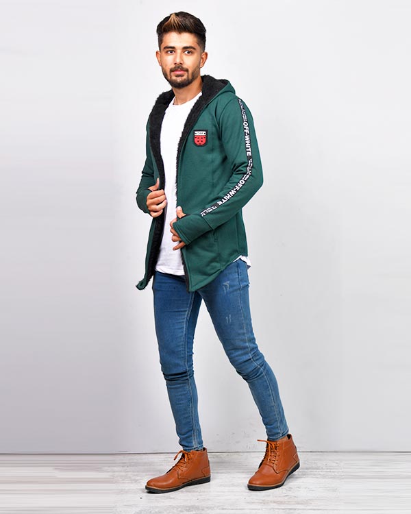 هودی مردانه کلاه دار OFFWHITE مدل 0929