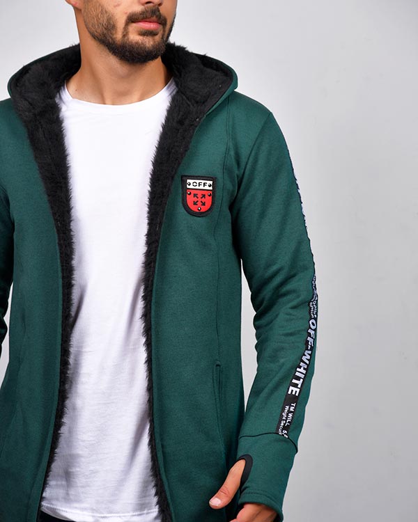 هودی مردانه کلاه دار OFFWHITE مدل 0929