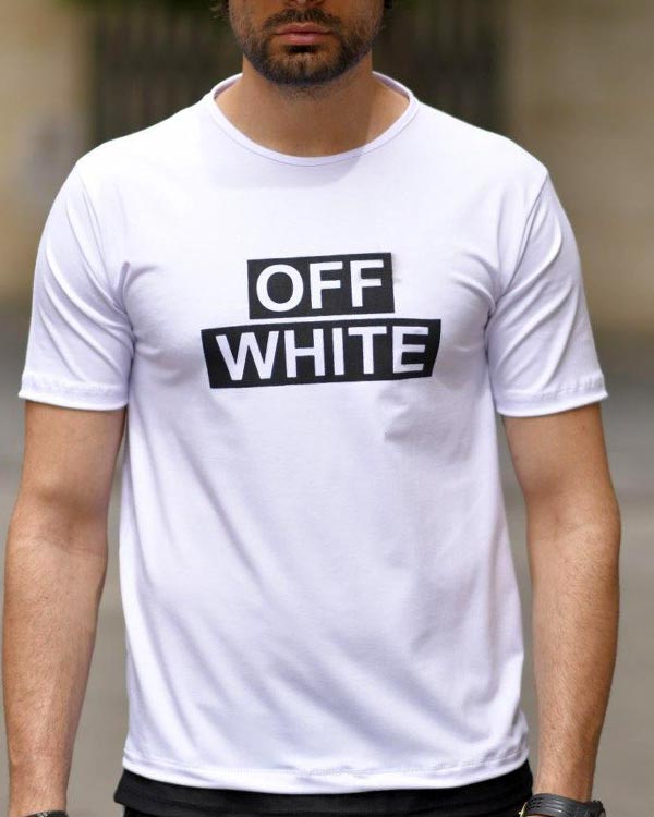 ست تیشرت و شلوار مردانه OFF WHITE طرح MAZOمدل 2550