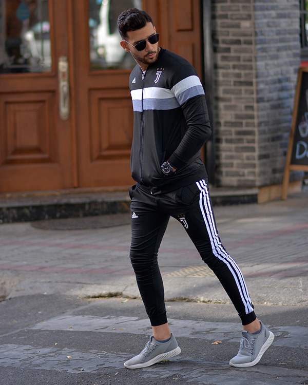 ست مردانه سوئیشرت و شلوار یوونتوس مدل 9520
