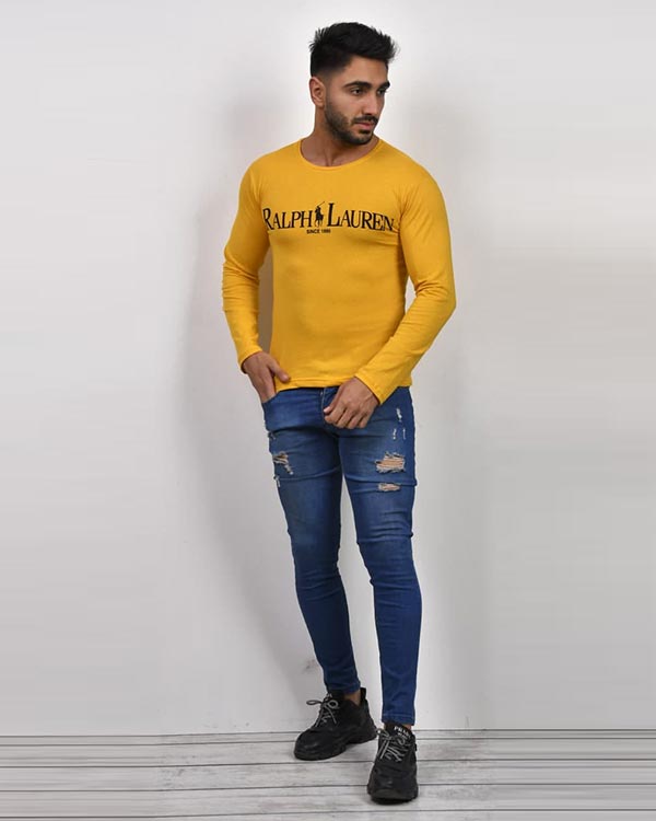 تی شرت آستین بلند مردانه RALPH-LAURENمدل 0363