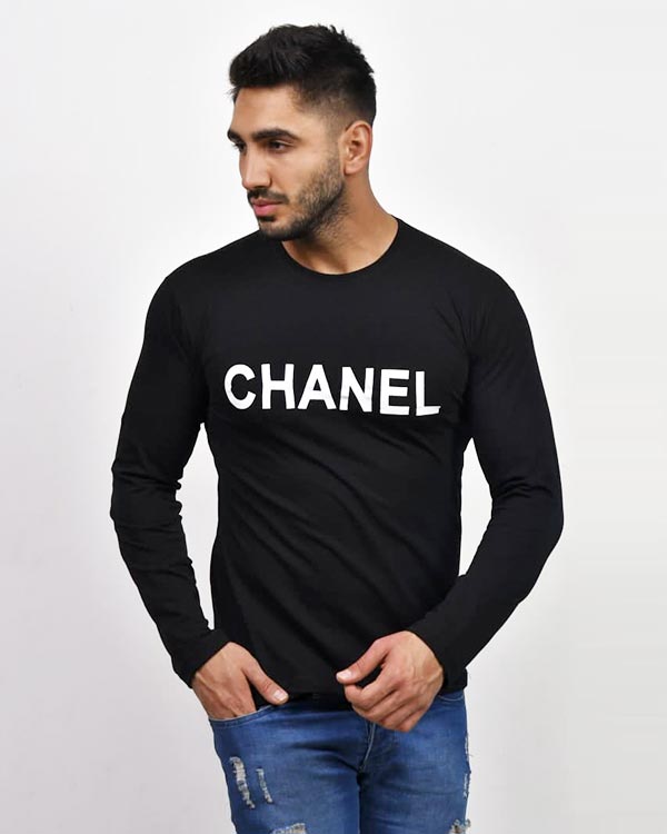 تی شرت مردانه آستین بلند CHANEL مدل 0367