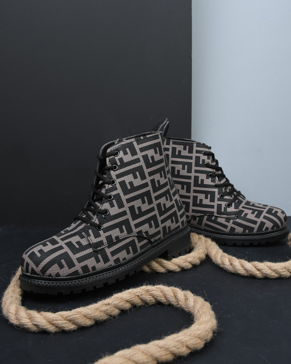 نیم بوت دخترانه FENDI مدل 0639