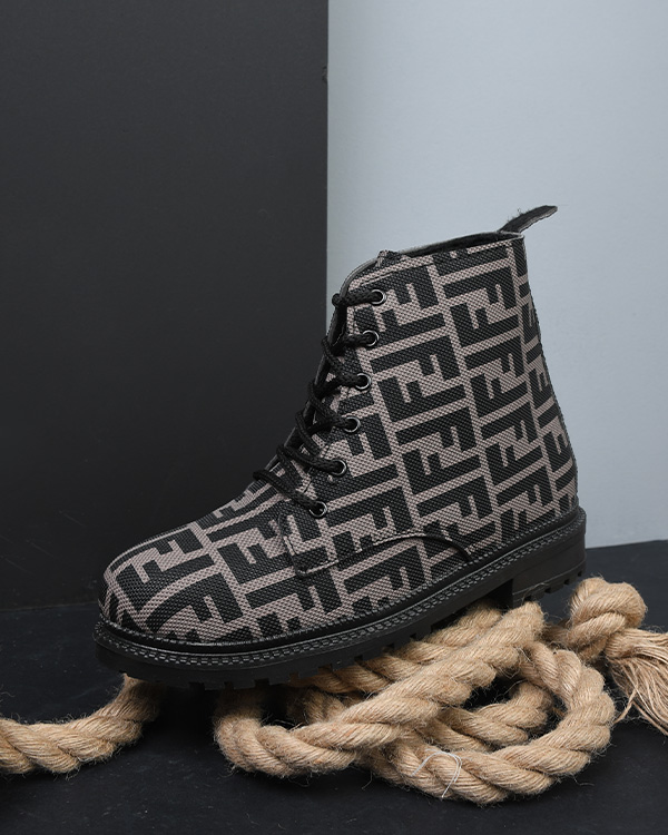 نیم بوت دخترانه FENDI مدل 0639