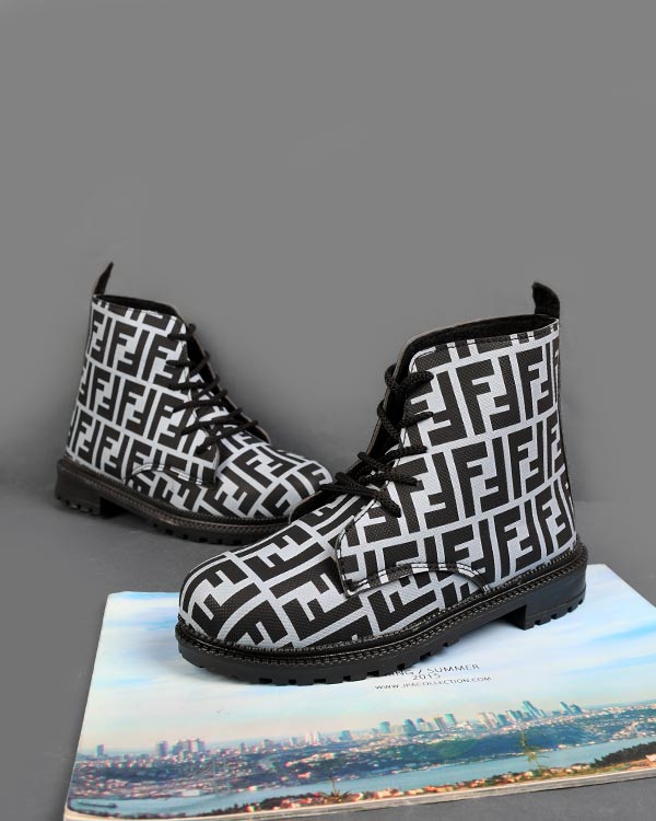 نیم بوت دخترانه FENDI مدل 0639