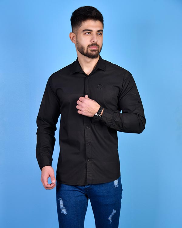 پیراهن مردانه دورنگ مدل 0057