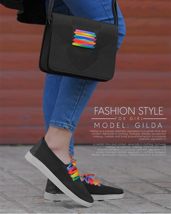 ست کیف و کفش دخترانه طرح GILDA مدل5035