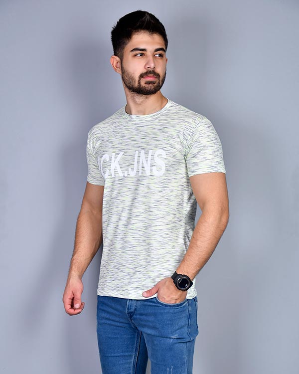تی شرت مردانه دو رنگ jck. jns مدل 0132