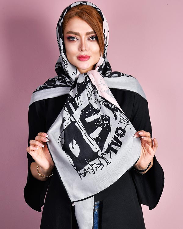 روسری طرح مربعی مدل 0250