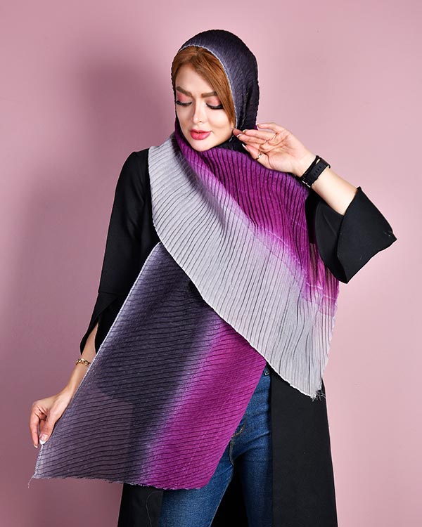شال زنانه آبرنگی مدل 0240