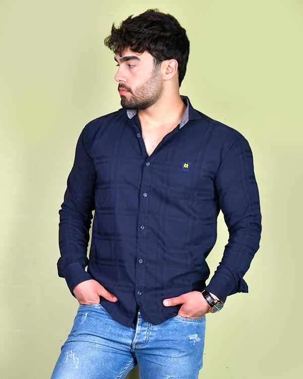 پیراهن چهار خانه محو مدل 0273